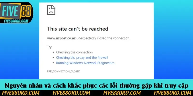 Nguyên nhân và cách khắc phục các lỗi thường gặp khi truy cập